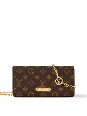 LOUIS VUITTON  Wallet On Chain Lily  (Replica)  Include box, dust bag.